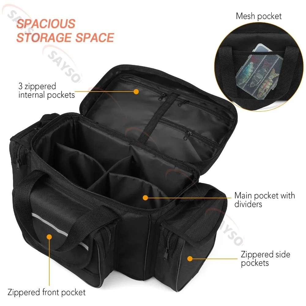Neue Große Angelzubehörtasche Wasserdichte Angelausrüstung Aufbewahrungstasche Outdoor Reise Jagd Schultertasche – Detail 5