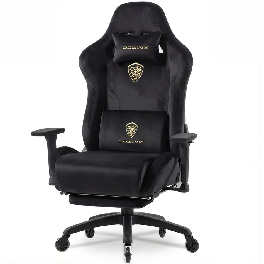

Big and Tall Gaming Chair with Suede Fabric Breathable, Game Chairs for Adults with Oversized Thick Seat for 440lbs, Ergonomic