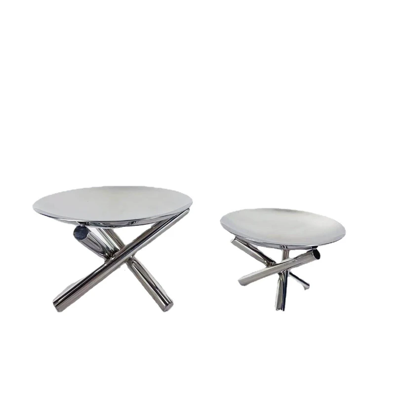 

Simple modern metal stainless steel fruit plate fruit pot