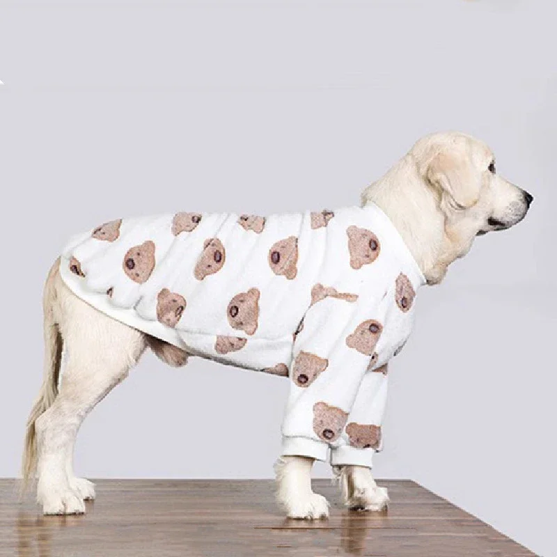 Winter Dog Hoodie Small Big Large Pet Clothes Poodle Corgi Border Collie Samoyed Husky Labrador Golden Retriever Dog Clothing