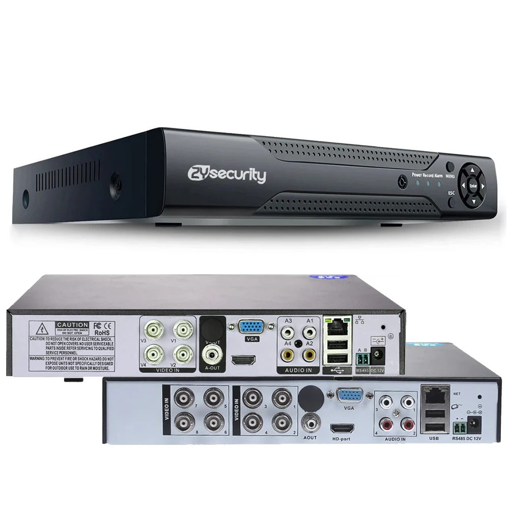 

4CH 8CH Onvif CCTV DVR Hybrid Recorder H.264 1080N 5IN1 XVR for AHD Camera Analog TVI CVI Camera NVR For IP Cmaera Support Audio
