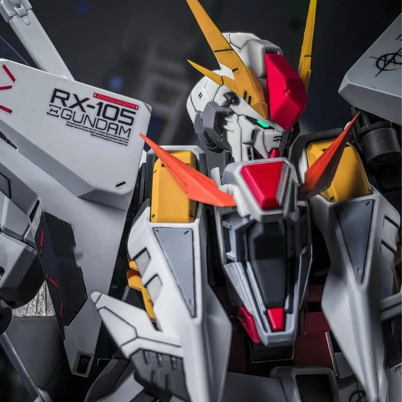 JUJIANG HG RX-105 XI 1/144 مقياس التجمع أطقم منمذجة عمل الشكل لعبة روبوت للهواة والأطفال البلاستيك نموذج جمع هدية