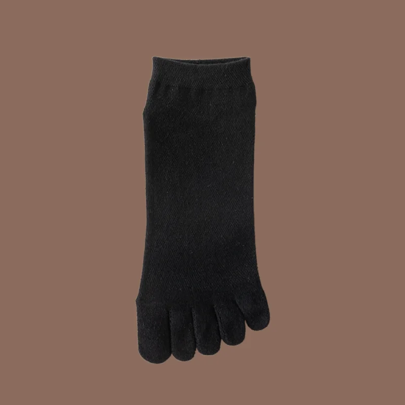 1/3/5 Pairs Men's Cotton Socks Five-finger Socks Solid Color Split Toe Summer Thin Toe Socks Mesh Anti-athlete's Foot Socks