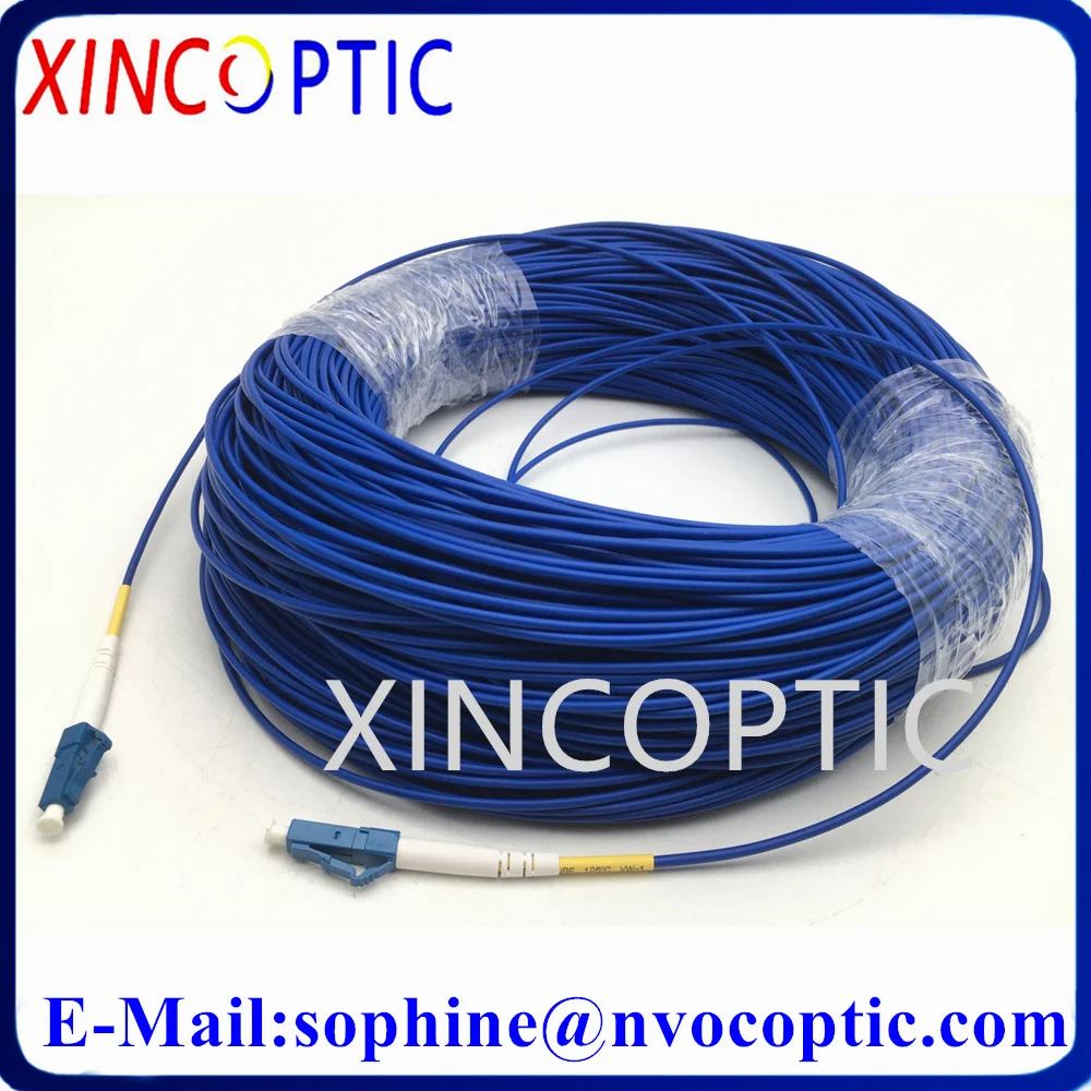 

1Core 150M Singlemode Armored Patch Cord 1C 150Mts SM G652D/G657A 2.0mm SC LC FC 1Fiber Optical Fibre Jumper Cable Connector