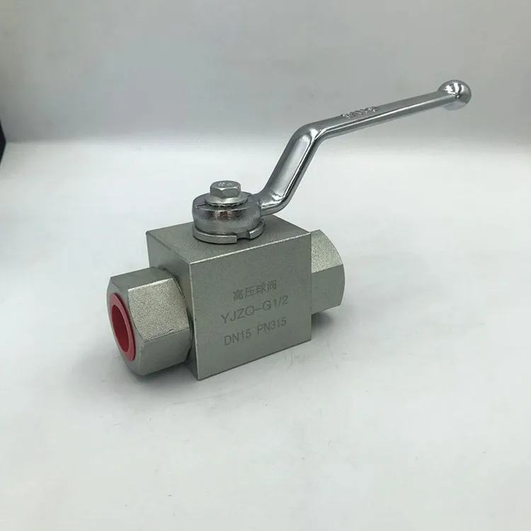 YJZQ KHB Hydraulic high pressure ball valve G1/4 G3/8 G1/2