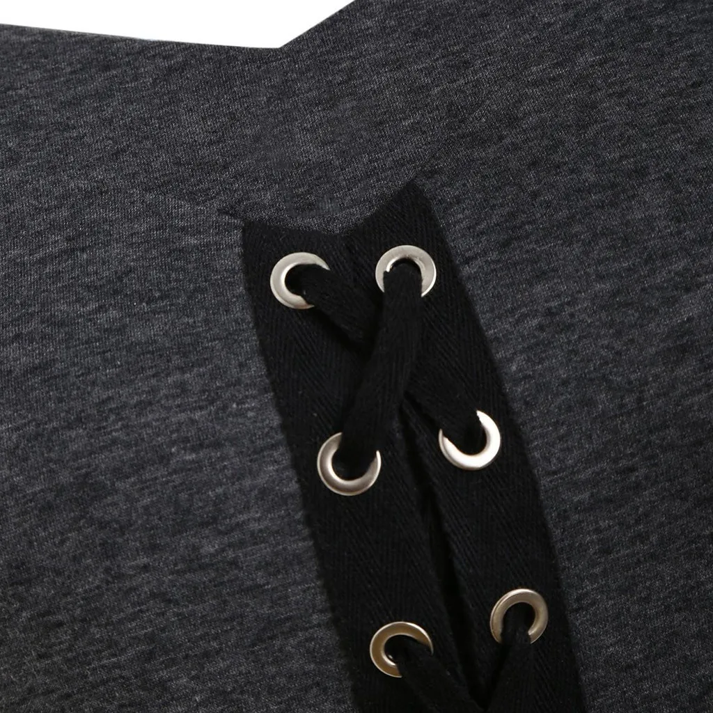 المرأة السلطة الحارس تأثيري حلي الكبار القوطية فساتين سوداء للنساء إدراج الدانتيل المرأة حجم كم القوطية تي شيرت بلايز زائد