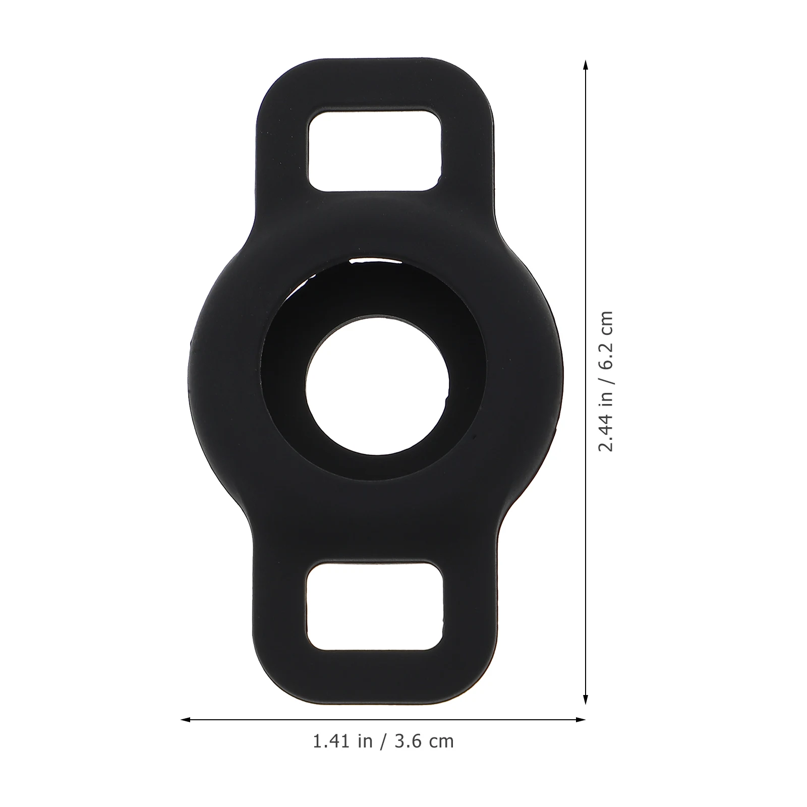 

2pcs Pet Collar Tracer Protective Case Silicone Cover For Anti Lost Dust Proof Precise Fit Easy Install