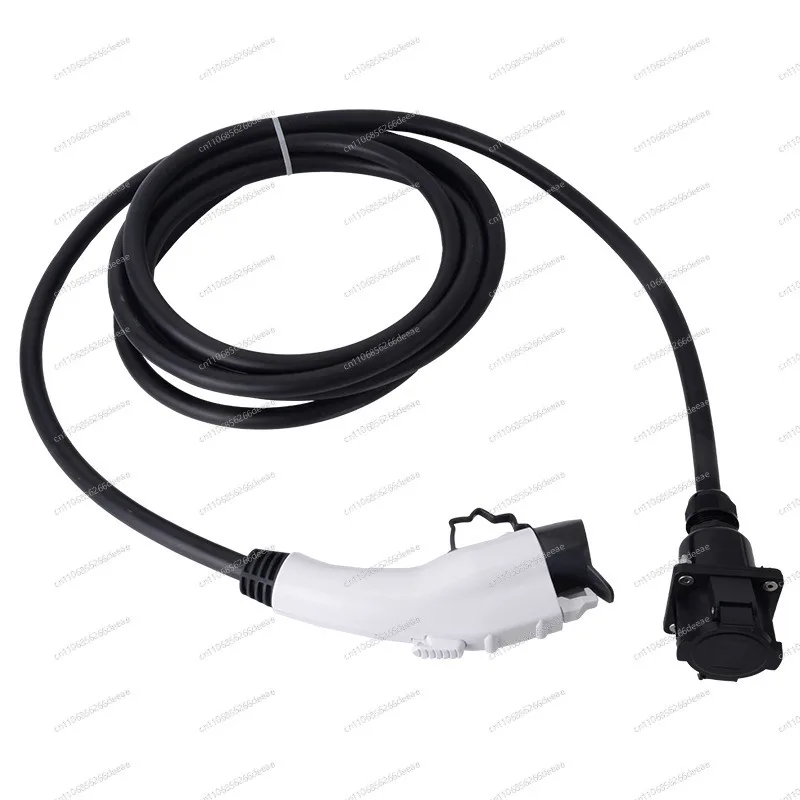 Type 1 Portable EV Charger Extension Cable 32A 7KW Compatible with All SAE J1772 Electric Vehicles