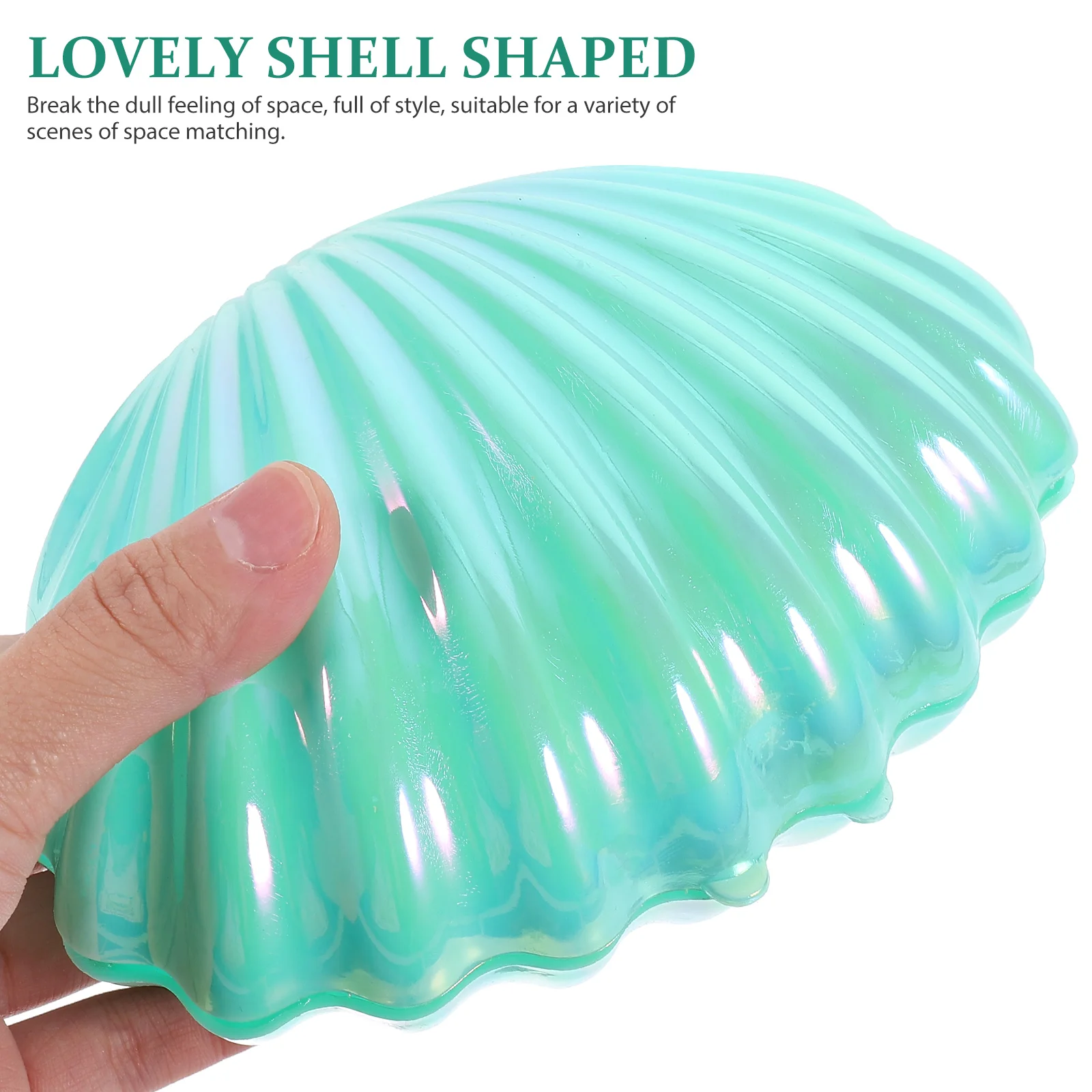 Molder Pearlescent Shell Outfit Candy Holder Mermaid Birthday Decorations Seashells