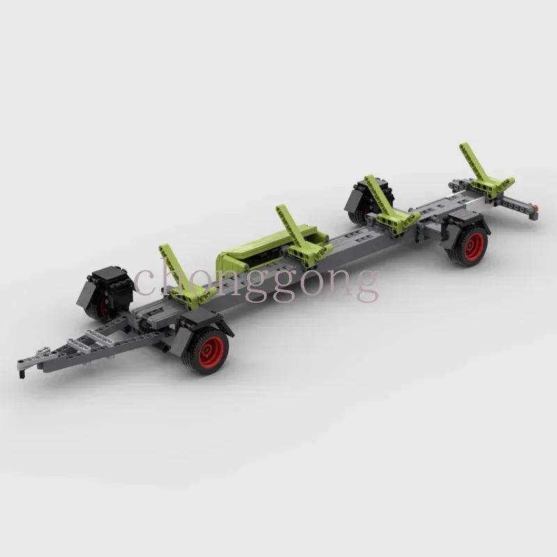 Modelo de brinquedo de montagem remota para menino, Building Blocks, Small Particle Technology, Cross Country Harvester, presente de aniversário, novo, 2021, Moc-71485