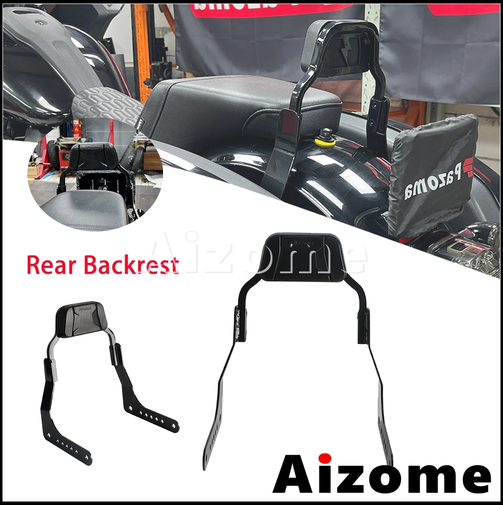 

Black Backrest Motorcycle Short Passenger Sissy Bar w/Cushion Pad For Harley Sport Glide FLSB Low Rider EI Diablo FXLRST FXRST