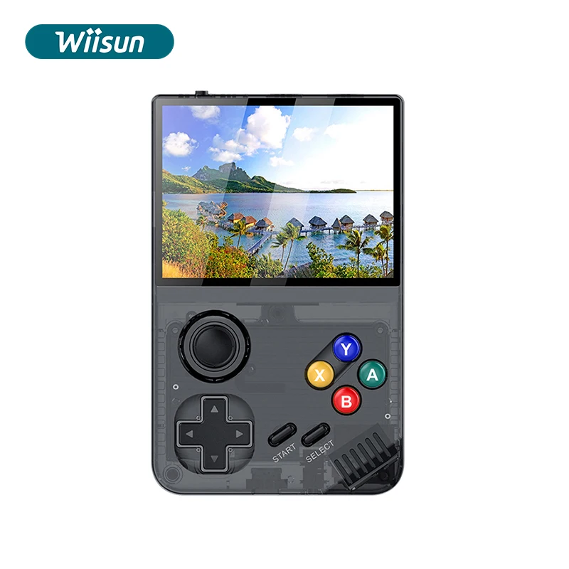 S  M19 Handheld Game Console 3.5 Inch Screen 64GB 128GB 30000+ Games HD TV Output Portable Video Game Console R36S