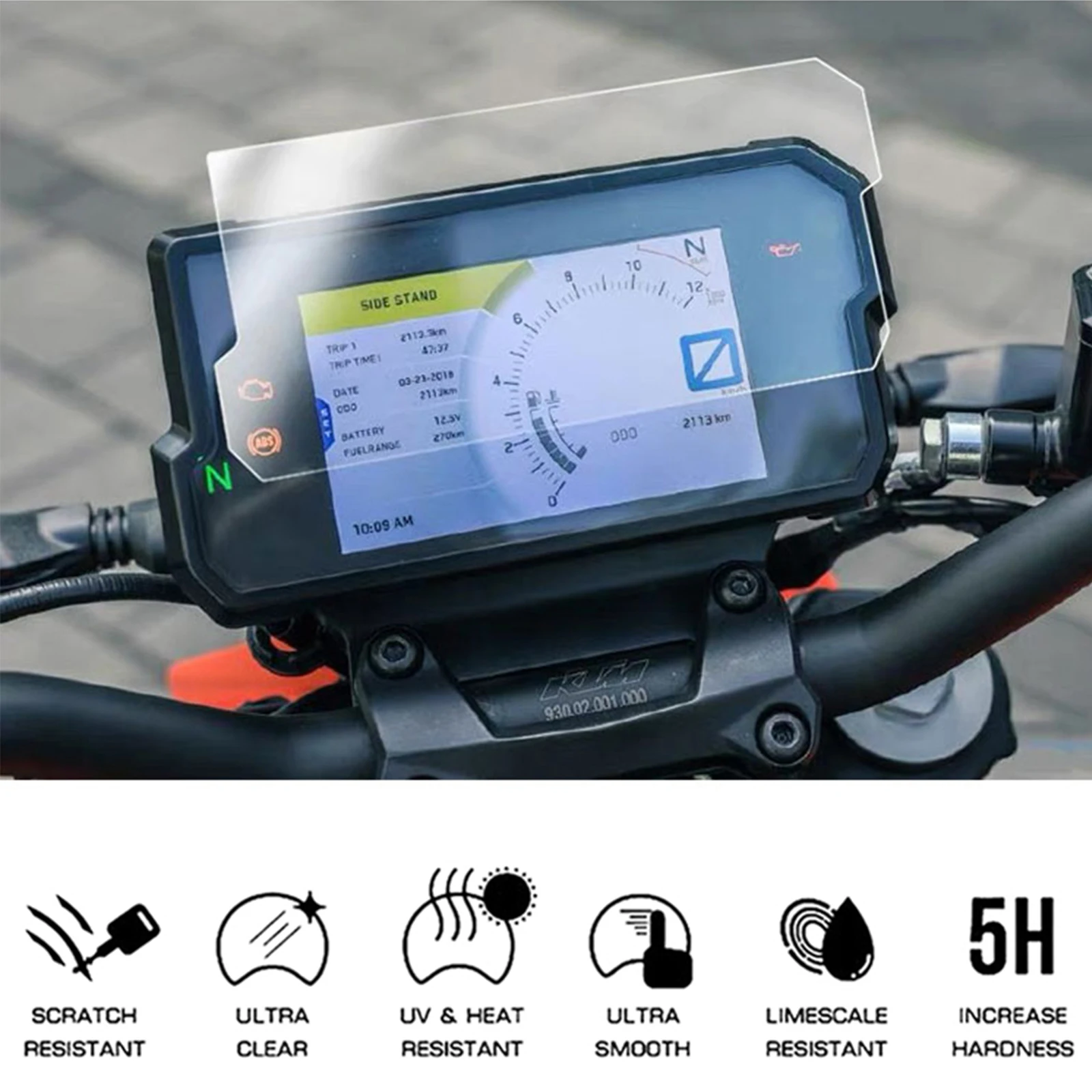 For KTM DUKE 125 390 390ADV 890ADV 790ADV adventure RC125 RC200 RC390 Motorcycle Instrument Protection Film Sun Visor Cover