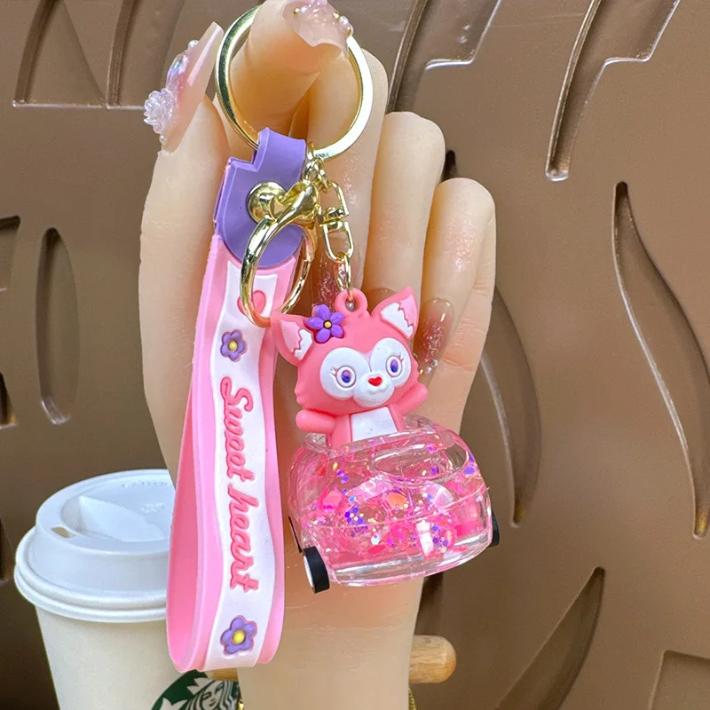 1 قطعة قلادة سلسلة المفاتيح الجميلة الإبداعية قلادة سيارة شخصية جميلة #4