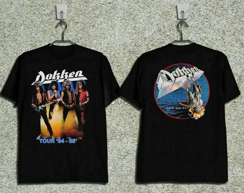 DOKKEN TOOTH & NAIL 1984 - 85 TOUR CONCERT T-SHIRT REPRINT S-4XL