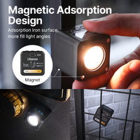 Ulanzi L2 Bi-Color COB Light Magnetic Mini Video LED Camera CRI95+ Vlog Fill Lamp Stepless Dimmable With display For GoPro