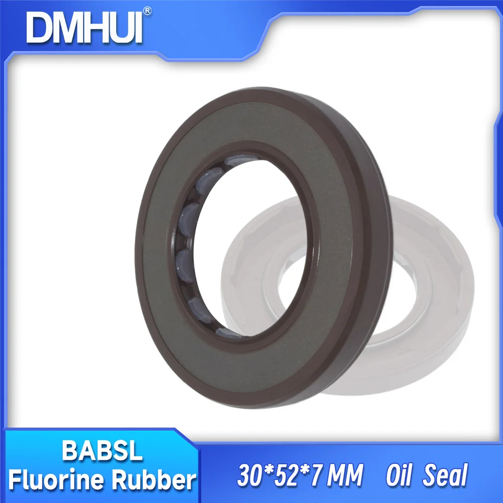 

DMHUI BAB1SL Type Rotation Shaft Oil Seal FKM Rubber 30*52*7 30x52x7mm High-End Quality DMHUI Brand ISO9001:2008