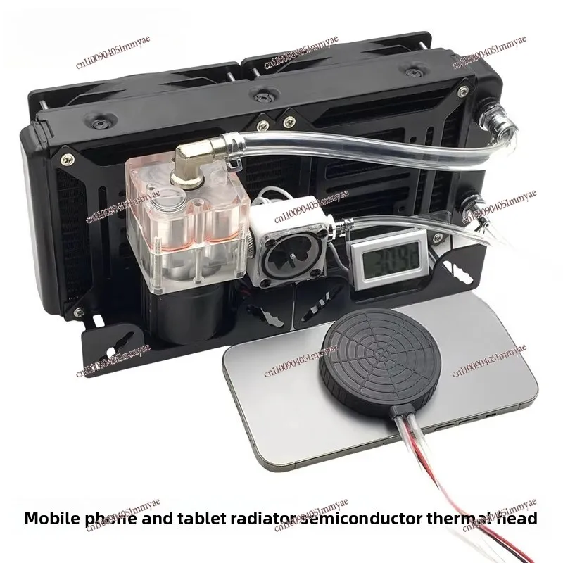Cooling water cooling package, circulating radiator, semiconductor refrigeration