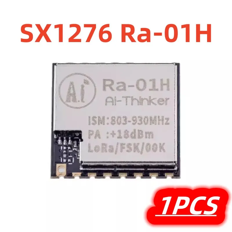 1 قطعة Ra-01H تستخدم SX1276 رقاقة LoRa انتشار الطيف وحدة لاسلكية 868 ميجا هرتز منفذ تسلسلي لاسلكي/واجهة SPI/حجم صغير في المخزون