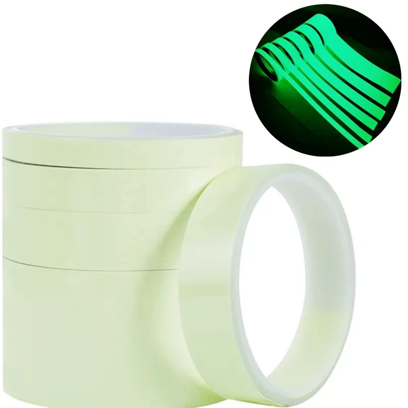 Luminous Tape 3/5/10M Green Self-adhesive Tape Night Vision Glow In Dark Safety Warning Security Stage Home Decoration Tapes