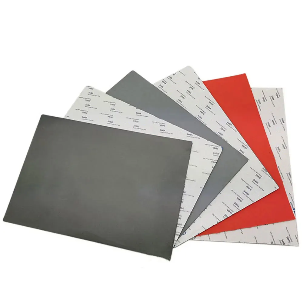 A4 Gray Laser Rubber Sheet With adhesive Oil Abrasion Precise Engraving Printing Sealer Stamp 297x211x2.3mm