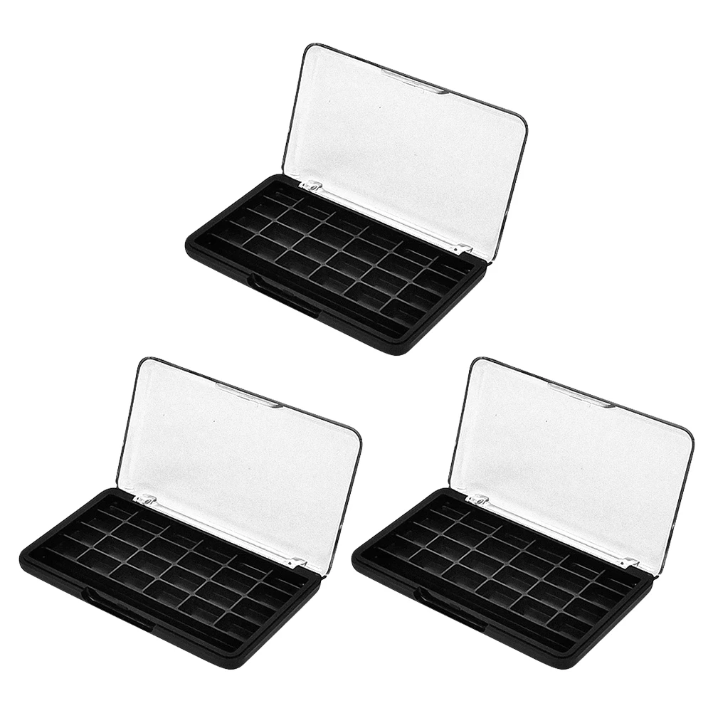 

3 Pcs Makeup Pallet Eye Shadow Box Tray Small Eyeshadow Palette Travel Blending