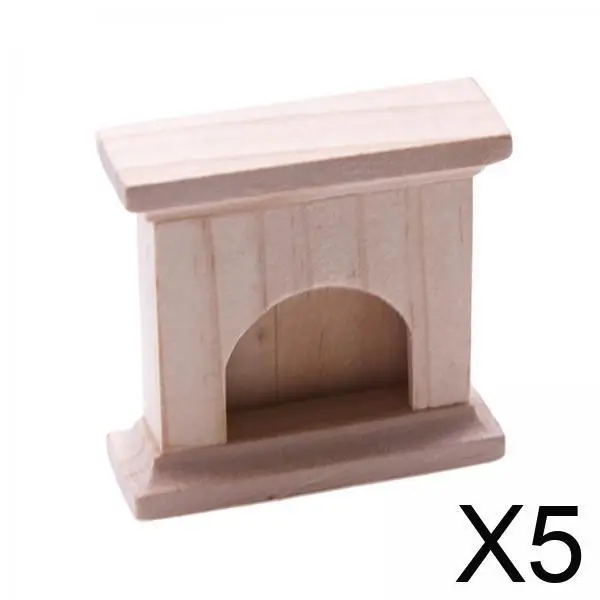 

Dollhouse Miniatures Wooden Wardrobe Bedroom Furniture Kit Modern Style Miniature Decoration for 1 12 Doll House