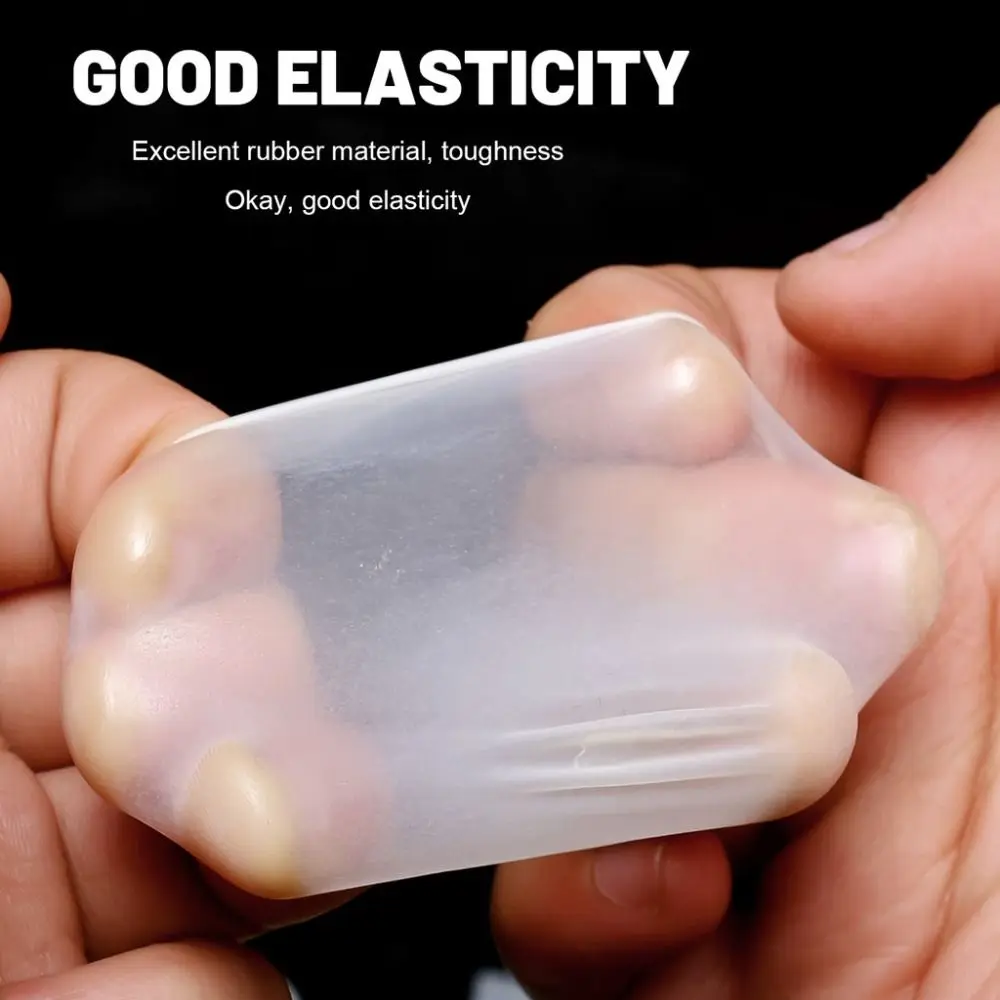 50Pcs New Disposable Finger Sleeve Frosted Non-slip Latex Gloves Ultra Thin Finger Protection Sleeve Nail Tools