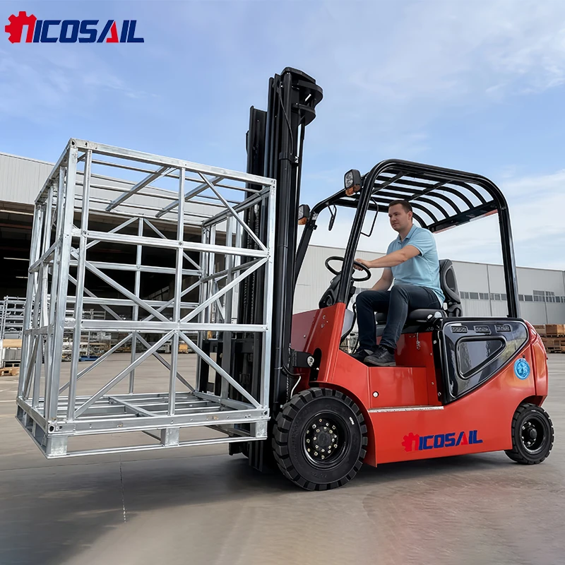3 Ton Electric Forklift for Retail Supermarket and Storage Warehouse
