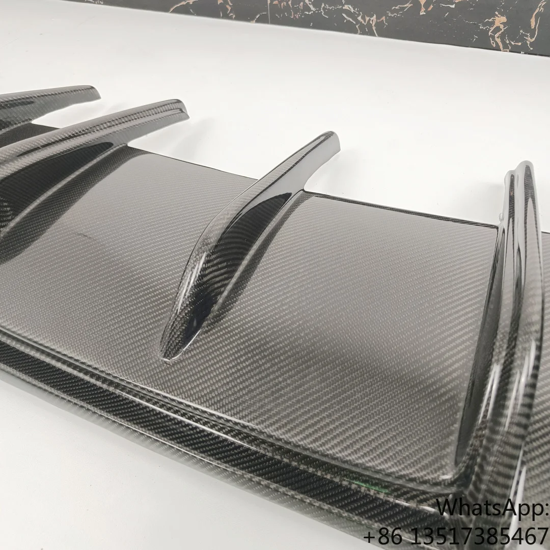 

R-style W212 E63 AMG carbon fiber rear diffuser For Mercedes-Benz E-Class 2013-2016