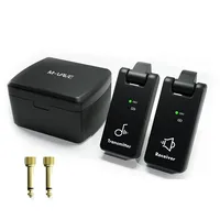 M-vave WP-8 Wireless Guitar System 2.4G Guitar Transmitter Receiver 2 in 1 Plug 4 Channels Guitar Wireless with Rechargeable Box