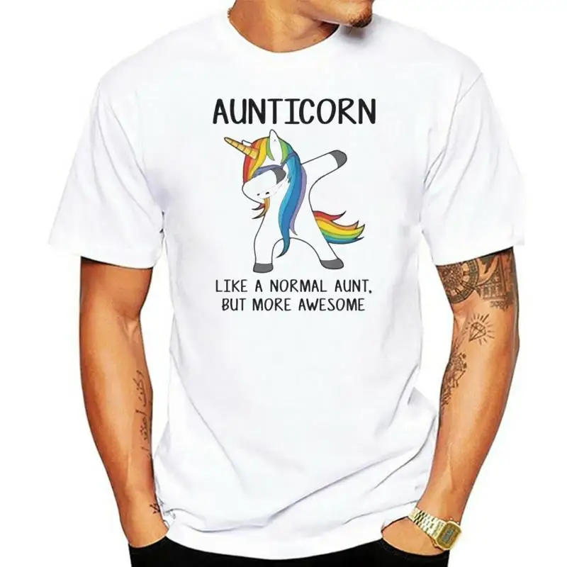 Aunticorn Like A Normal Aunt But More Awesome Ladies T-Shirt Cotton S-3Xl New Trends Tee Shirt