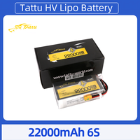 Tattu HV Lipo Battery 16000mAh 22000mAh 6S 22.8V 25C XT90S Plug Agricultural Drones