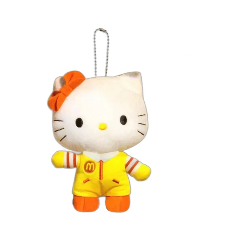 Sanrio Hello Kitty Plush Doll Keychain Pendant Accessories Kawaii Anime Girl Gift