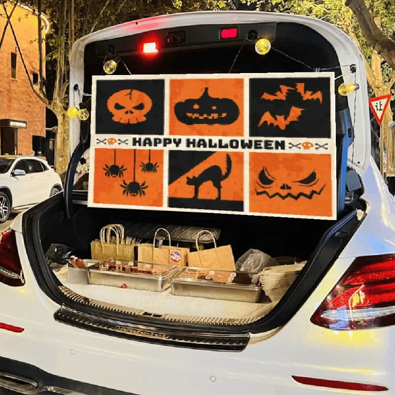 Halloween decoration tablecloth, decoration background cloth, Halloween style booth padding, single decorative pad cloth
