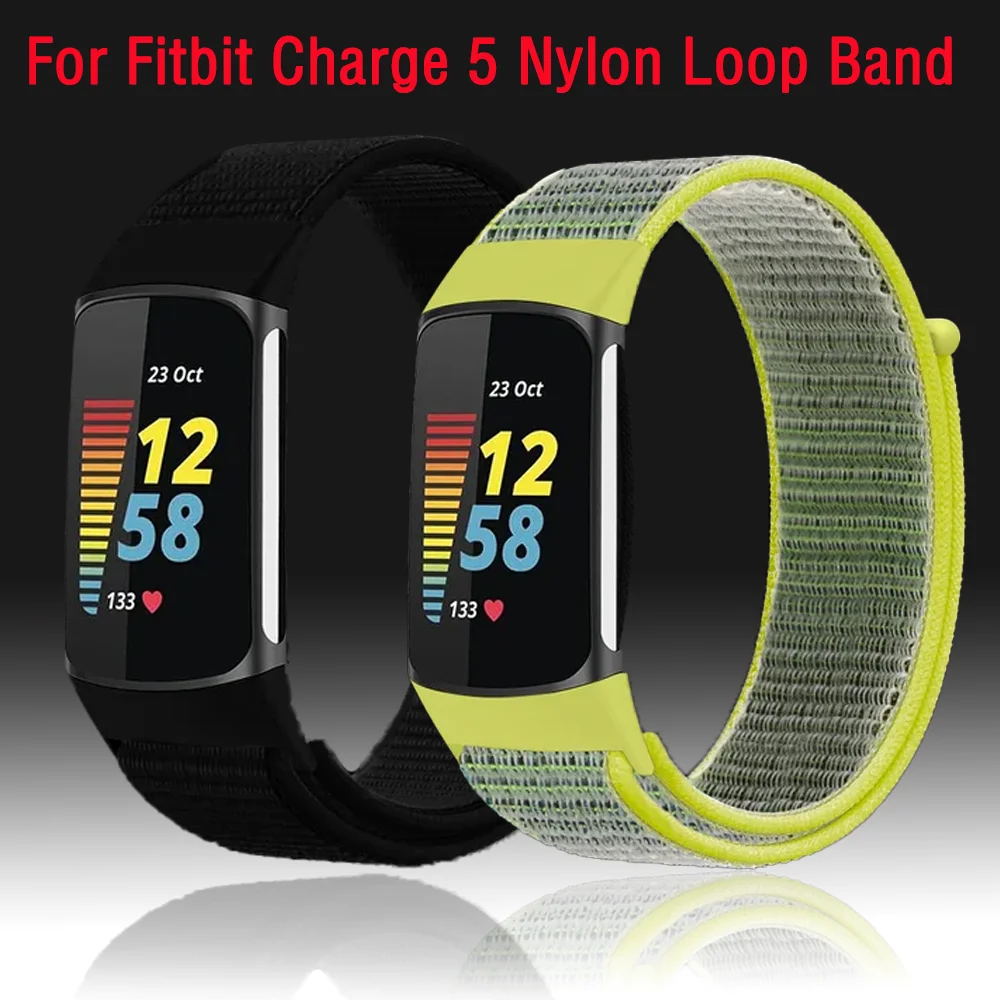 Нейлоновый ремешок-петля для Fitbit Charge 5, спортивный удобный ремешок-браслет, браслет для Fitbit Charge 5, дышащие аксессуары Correa