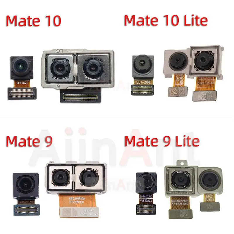 Aiinant Front Camera Rear Main Back Camera Module Flex Cable For Huawei Mate 9 10 Lite Pro Phone Replacement Parts