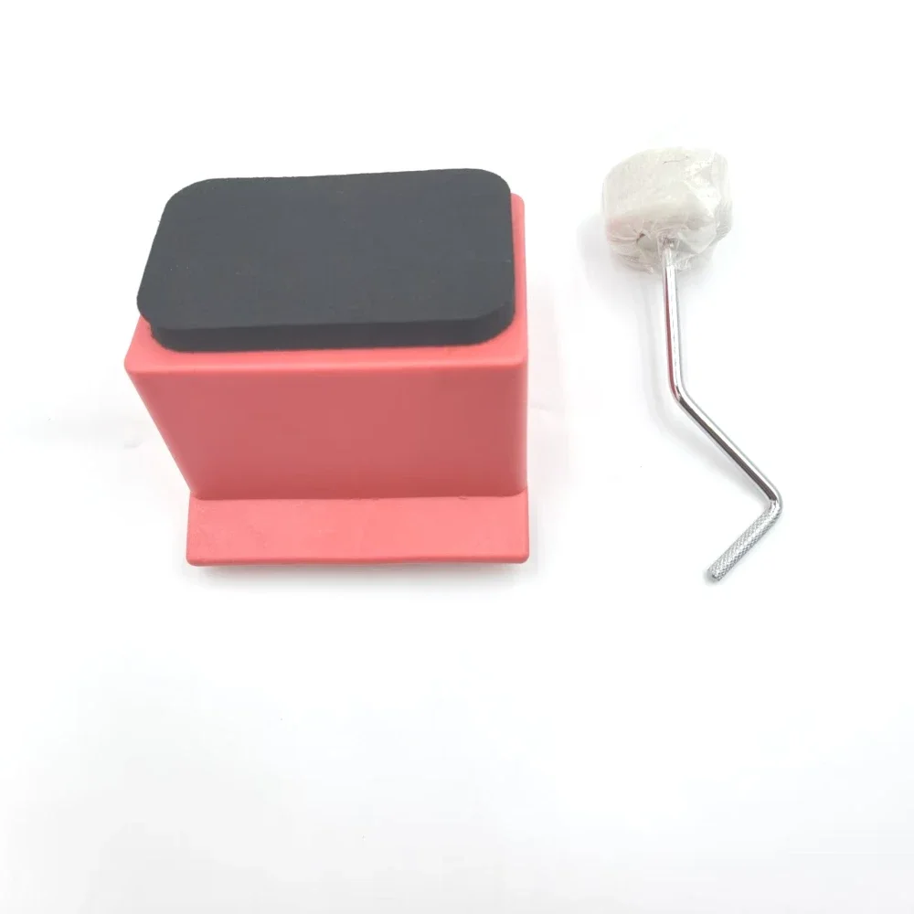 Portable ABS Bottom Bass Kick Drum Trainer Silent Dumb Drum Practise Pad Precussion instrument view 5
