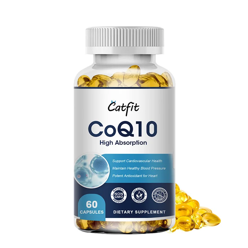 

Ultra High Absorption COQ10 COQ10 Coenzyme Q10 Capsules Blood Vessels&Heart Health Blood Pressure Balance Free shipping