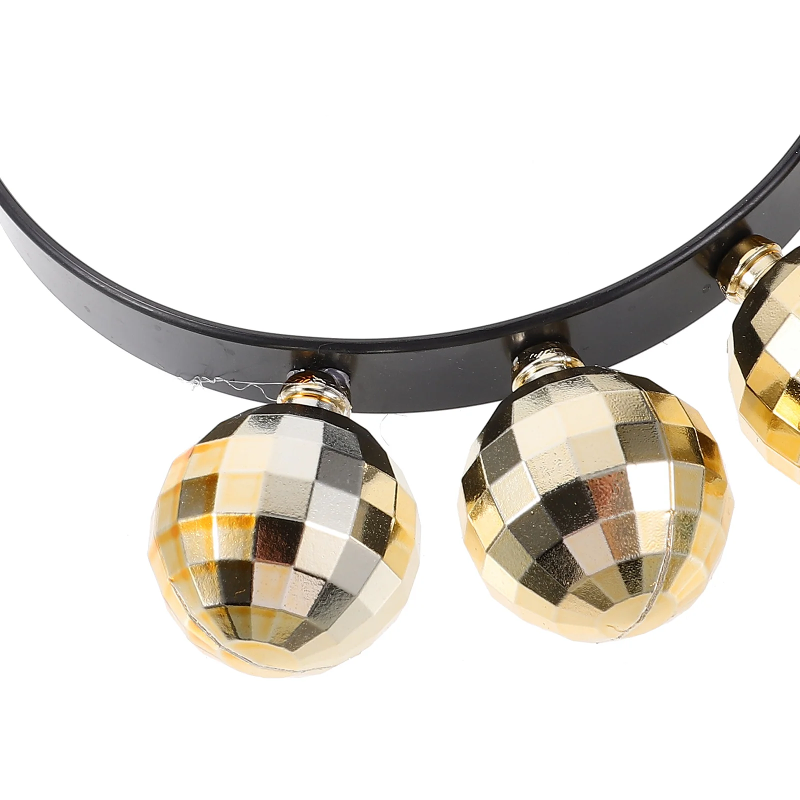 

Disco Ball Stage Decorative Hairband Women Party Stage Decorative Hairband Headband Cosplay Prop Christmas Accessories