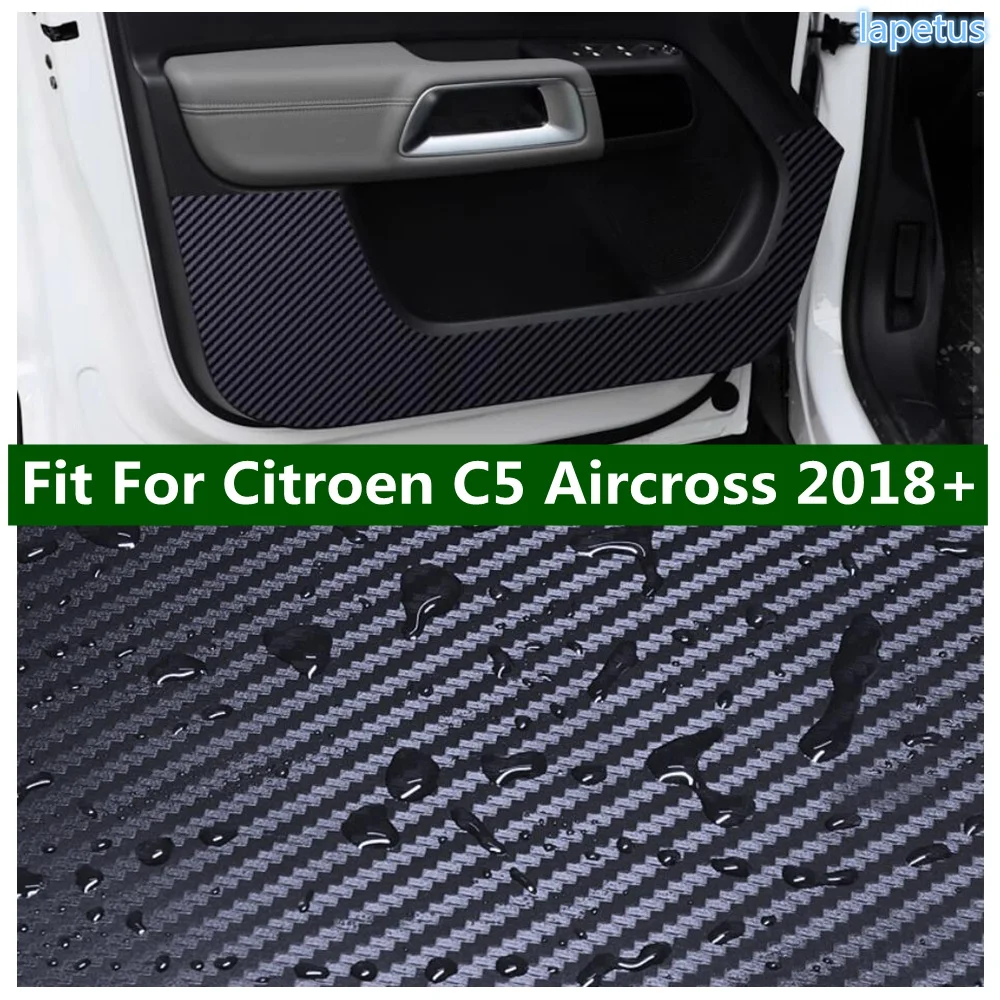 

Car Accessories Door Anti-Kick Pad Protection Cover Side Film Stickers Cover Trim Fit For Citroen C5 Aircross 2018 - 2024