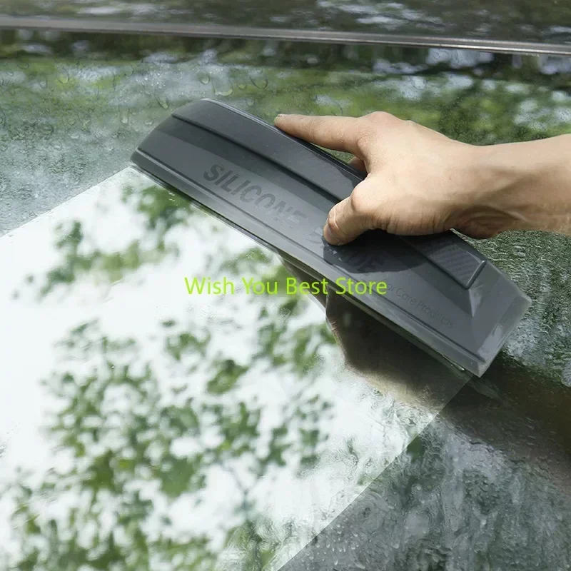 Non-Scratch Soft Silicone Handy Squeegee Water Window Wiper Drying Blade Clean Scraping Film Scraper Accessories Car wrap tools