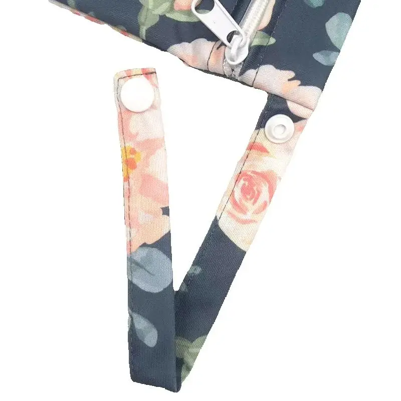 [Sigzagor] 1 natte droge zak met twee ritssluitingen voor babyluiers Luiers Waterdicht Herbruikbaar 36 cm x 29 cm