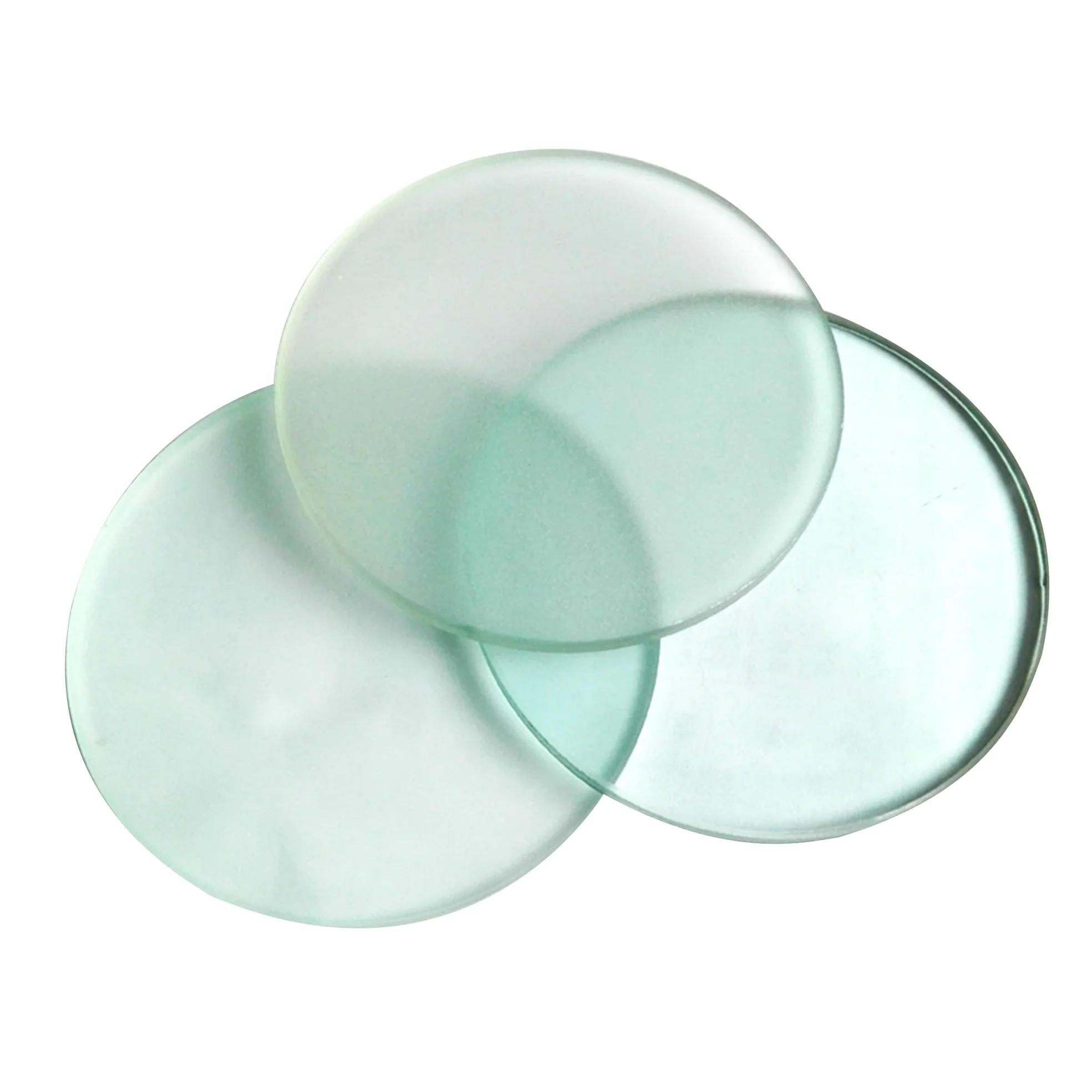 Diameter 95 MM Translucent Transparent Board Frosted Glass Black White Working Stage Round Specimen Plate for Stereo Microscope