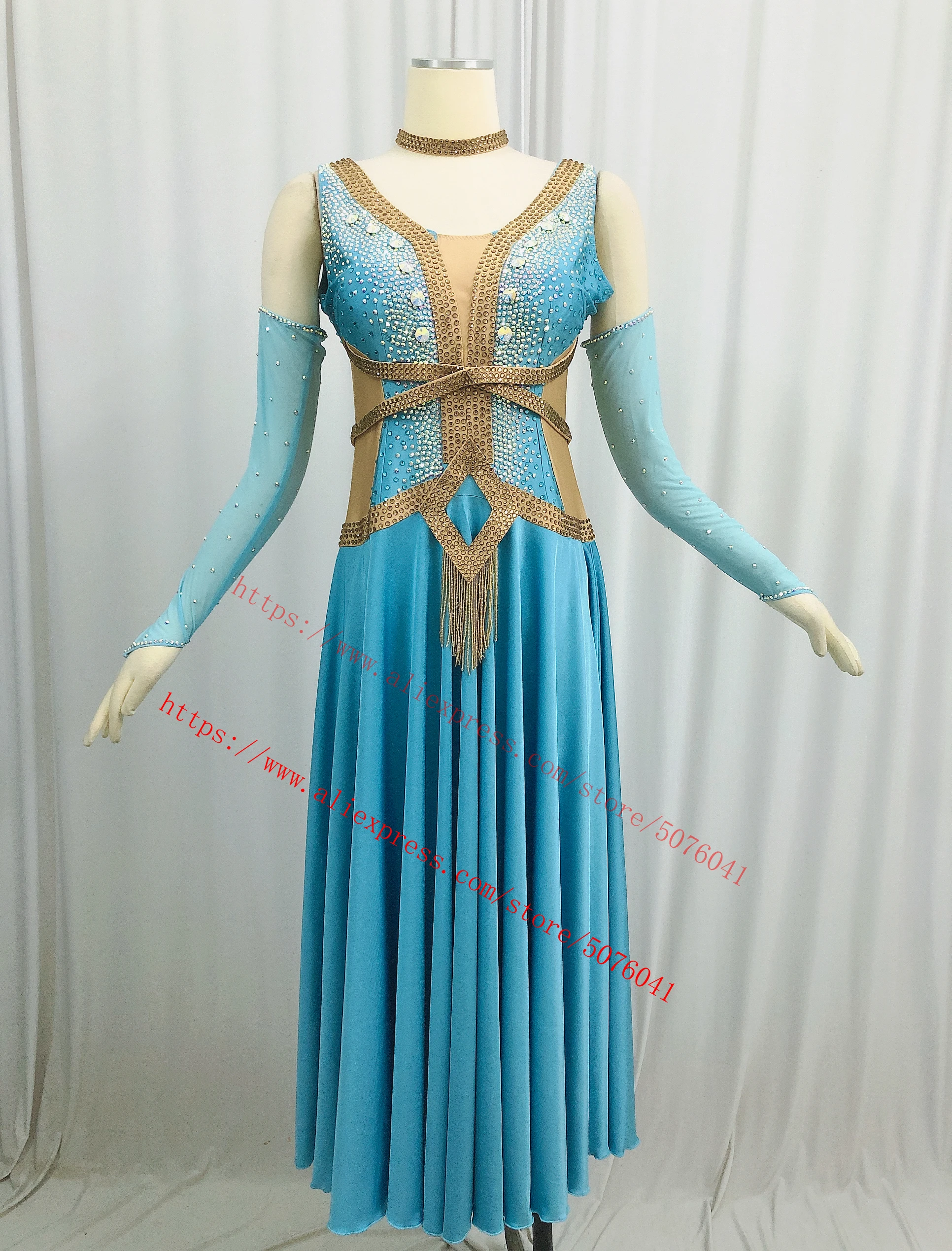 Advanced Latin Competition Dance Skirt Women Elegant Standard Latin Dancing Wear Adult High Quality Rumba Ballroom Dance Dress