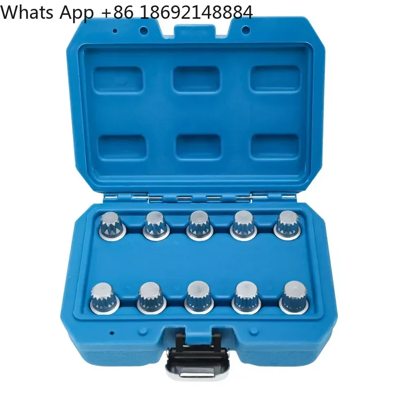 10pcs Anti-Theft Screw Sleeve Tool for Volkswagen VW Anti-Theft Screws and Keys
