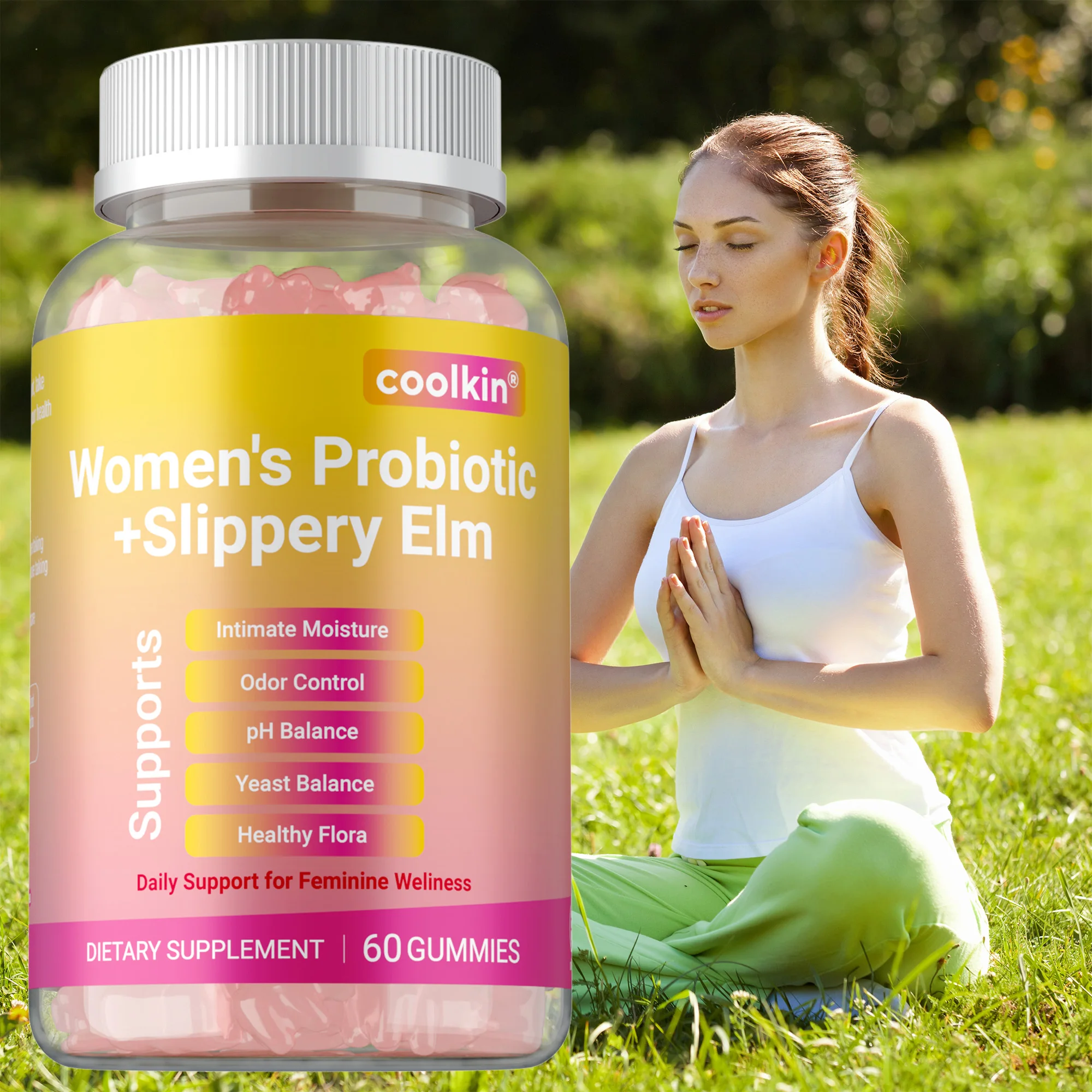 Probiotics Women Health - Probiótico para Mujeres + Olmo Resbaladizo