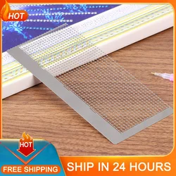 Dispaint DIY Diamond Painting Net Ruler Point Drill Ruler Drill Cross Stitch Ruler Round Drill Diamond Embroidery Accessory