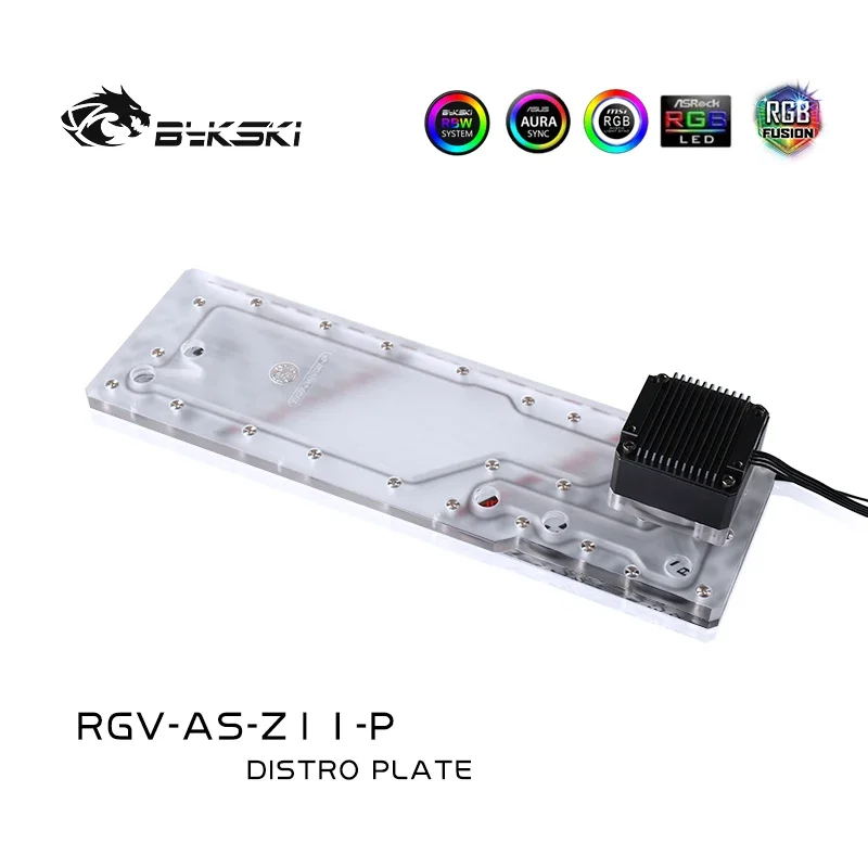 

BYKSKI Acrylic Distro Plate For ASUS ROG Z11 Computer Case,RGB Reservoir,Water Tank Support Motherboard Control,RGV-AS-Z11-P