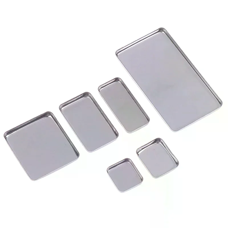 5/10pcs Empty Eyeshadow Tin Pans Makeup Palettes Empty Square Palette Iron Cases Pans For Powder